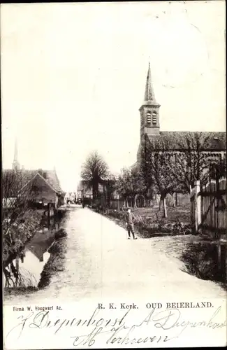 Ak Oud Beijerland Südholland, R. K. Kerk