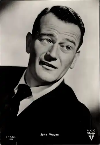 Ak Schauspieler John Wayne, Portrait, Film I diavoli alati