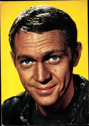 Ak Schauspieler Steve McQueen, Portrait