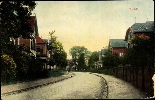 Ak  Velp Gelderland Niederlande, Straßenpartie