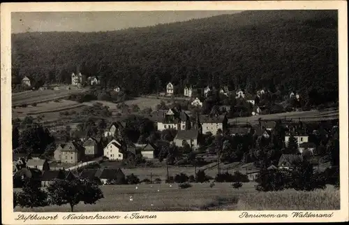 Ak Niedernhausen im Taunus Hessen, Pensionen am Waldesrand