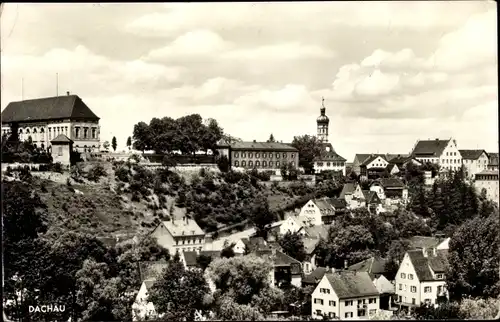 Ak Dachau in Oberbayern, Blick auf den Ort