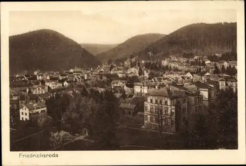 Ak Friedrichroda im Thüringer Wald, Panorama