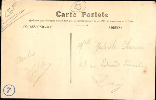 Ak Le Blanc Mesnil Seine Saint Denis, La Gare