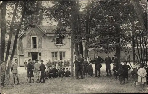 Ak Villemomble Villemonble Seine Saint Denis, Ecole Commerciale