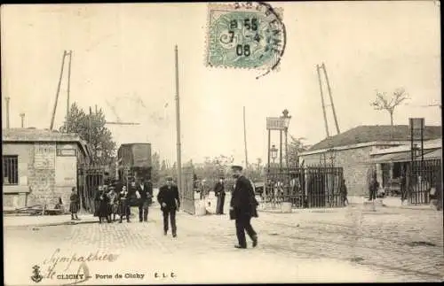 Ak Clichy Hauts de Seine, Porte de Clichy