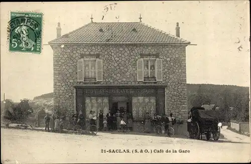Ak Saclas Essonne, Café de la Gare