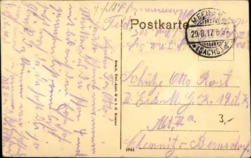 Ak Meerane in Sachsen, Total vom Rotenberg