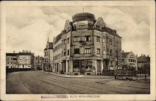 Ak Oetzsch Markkleeberg in Sachsen, Blick nach Gautzsch