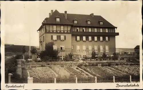 Ak Neudietendorf in Thüringen, Bauernhochschule