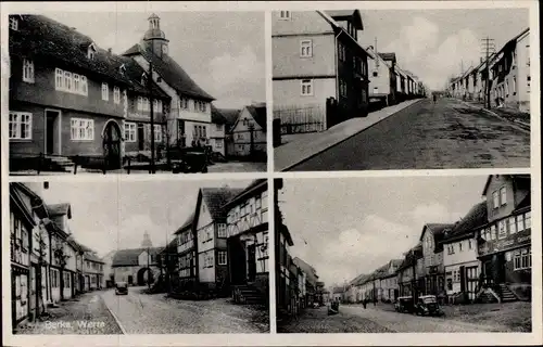 Ak Berka an der Werra Thüringen, Straßenpartien
