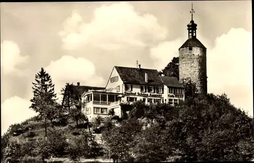 Ak Bürg Winnenden in Württemberg, Hohengasthof Schöne Aussicht