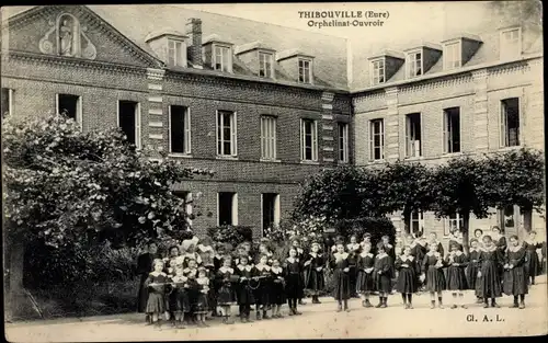 Ak Thibouville Eure, Orphelinat Ouvroir