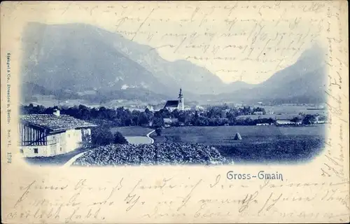 Ak Großgmain in Salzburg, Panorama