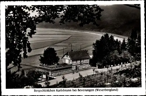 Ak Beverungen an der Weser, Bergschlösschen Karlsbrunn