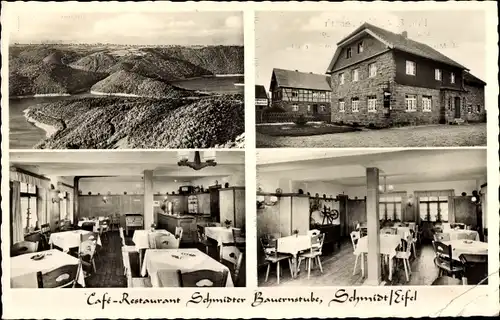 Ak Schmidt Nideggen in der Eifel, Cafe Restaurant Schmidter Bauernstube