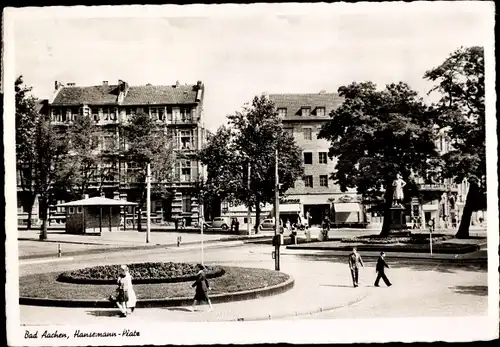 Ak Aachen in Nordrhein Westfalen, Hansemann Platz