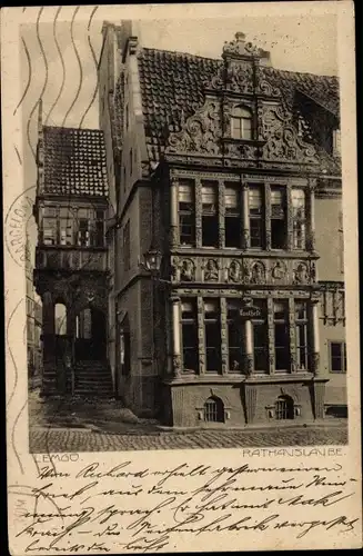 Ak Lemgo in Lippe, Rathauslaube