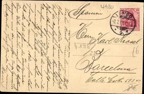 Ak Lemgo in Lippe, Rathauslaube