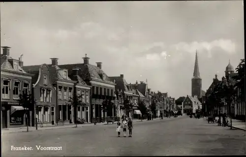 Ak Franeker Friesland Niederlande, Voorstraat