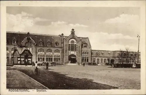 Ak Roosendaal Nordbrabant Niederlande, Station