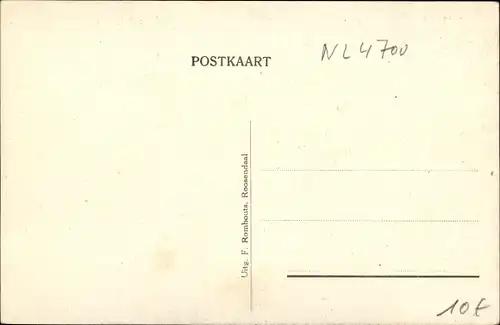 Ak Roosendaal Nordbrabant Niederlande, Station