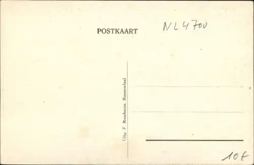 Ak Roosendaal Nordbrabant Niederlande, Station