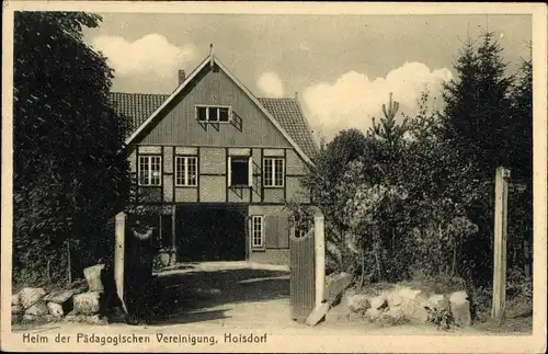 Ak Hoisdorf in Schleswig Holstein, Heim der Pädagogischen Vereinigung