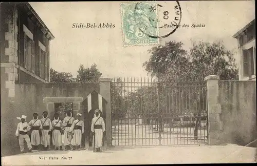 Ak Sidi bel Abbès, Caserne des Spahis