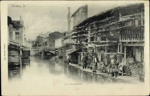 Ak Verdun Meuse, Les Tanneries