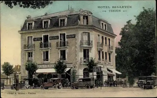 Ak Verdun Meuse, Hotel Bellevue