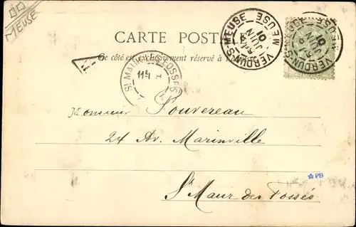 Ak Verdun Meuse, Les Petits Degres