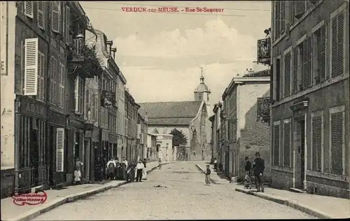 Ak Verdun Meuse, Rue St. Sauveur