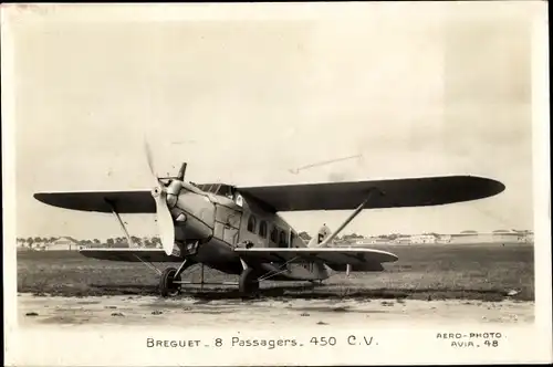Ak Flugzeug, Breguet, 8 Passagers, 450 C. V.