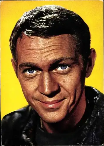 Ak Schauspieler Steve McQueen, Portrait