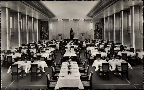 Ak Paquebot, Liberte, Salle a manger de 1ere classe, CGT, French Line