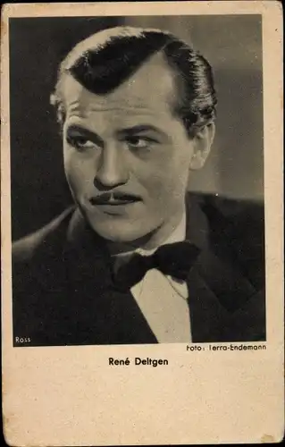 Ak Schauspieler Rene Deltgen, Portrait