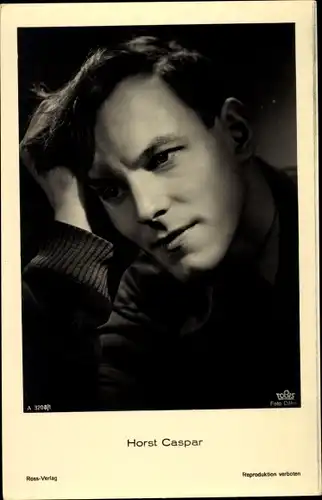Ak Schauspieler Horst Caspar, Portrait, Ross Verlag A 3208/1
