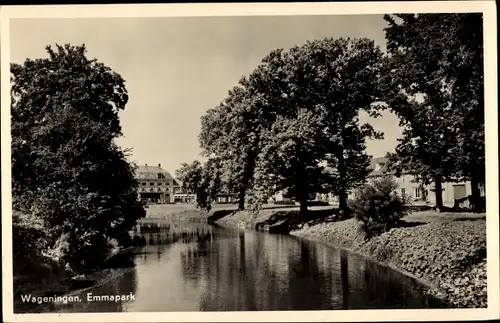 Ak Wageningen Gelderland Niederlande, Emmapark