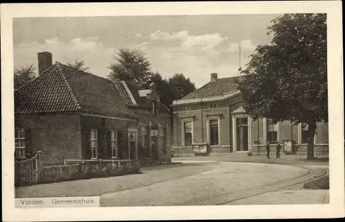 Ak Vorden Gelderland, Gemeentehuis