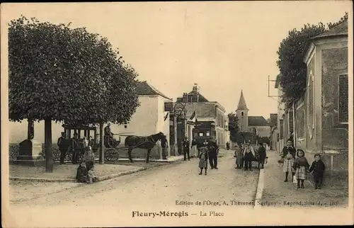 Ak Fleury Mérogis Essonne, La Place