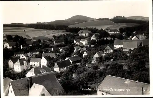 Foto Ak Reinhardtsgrimma Glashütte in Sachsen, Teilansicht