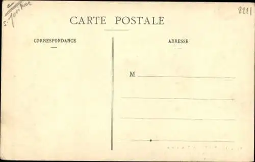 Ak Rouen Seine Maritime, 31. Janvier 1910, La Crue de la Seine, Vue a l’entrée du Cours la Reine