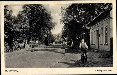 Ak Westerstede in Oldenburg Ammerland, Langestraße