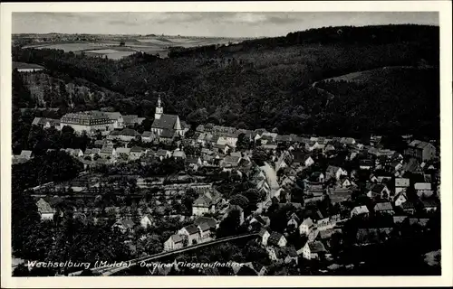 Ak Wechselburg in Sachsen, Fliegeraufnahme