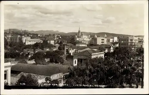 Ak Belo Horizonte Brasilien, Vista parcial Centro