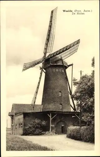 Ak Weelde Ravels Flandern Antwerpen, De Molen, Windmühle