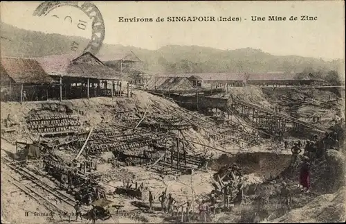 Ak Singapore Singapur, Une Mine de Zinc, Environs