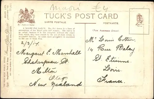 Passepartout Ak Neuseeland, Maori Poi Dance