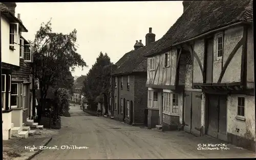 Foto Ak Chilham Kent England, High Street